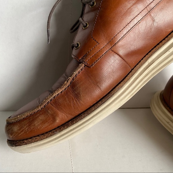 Cole Haan Lunagrand Leather Chukka Boots - Picture 8 of 16